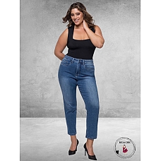 FOX FACTOR Jeans GIGI Monza Blue Mom  30